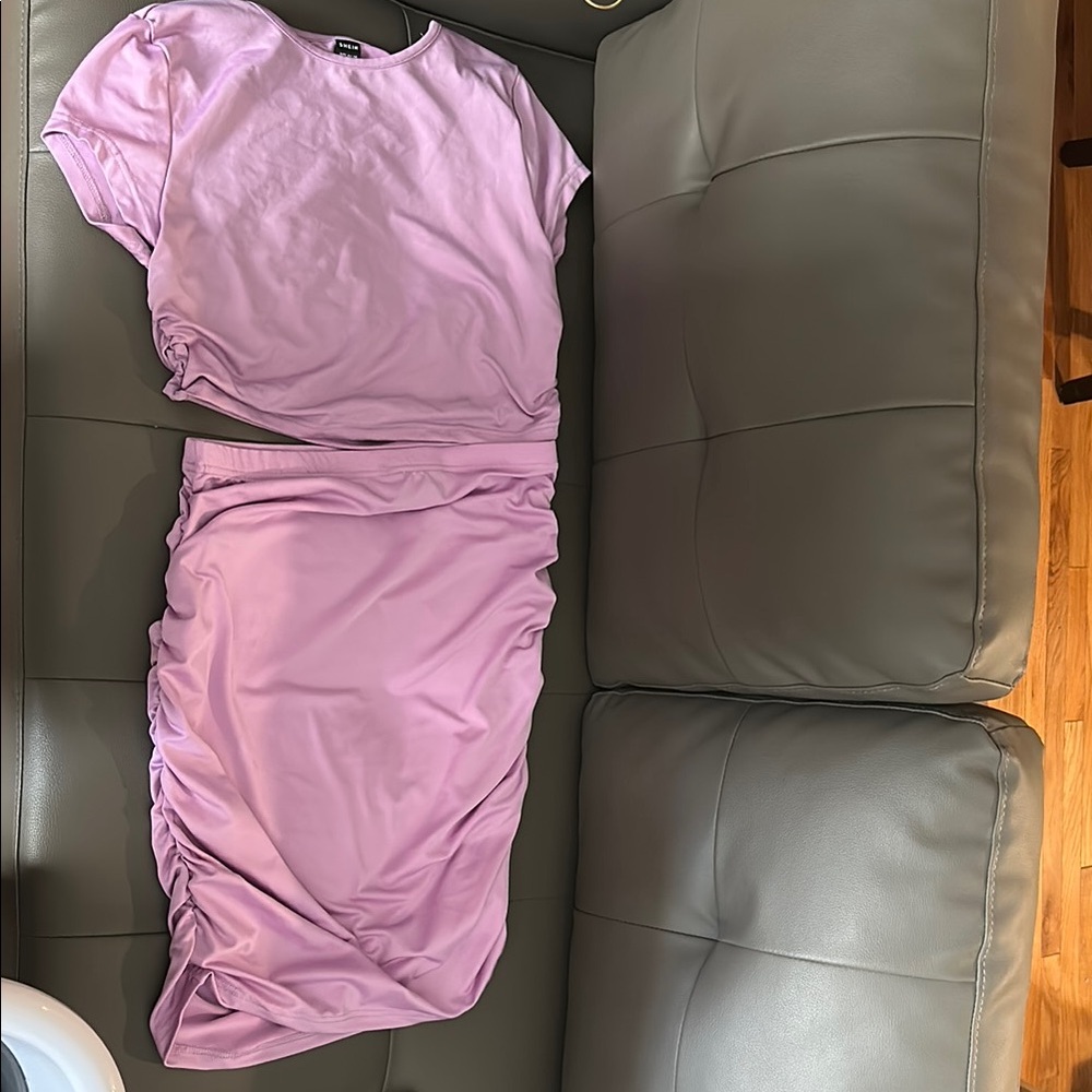 Pink Women's Skirt Set